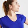 DOMYOS - S Slim Fitness T-Shirt - Black DOMYOS - S Slim Fitness T-Shirt - Black