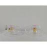 ROVATTI - Rovatti Nevoso Double Glass Esspresso Cup Gold 100ml ROVATTI - Rovatti Nevoso Double Glass Esspresso Cup Gold 100ml