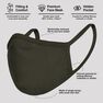 MISTER TEE - Mister Tee Cotton Face Mask Olive MISTER TEE - Mister Tee Cotton Face Mask Olive