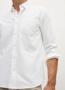 Mango - white Slim fit modal cotton shirt Mango - white Slim fit modal cotton shirt
