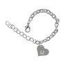 BOMBAY DUCK - Bombay Duck Small Adjustable Bracelet with Heart Tag Charm BOMBAY DUCK - Bombay Duck Small Adjustable Bracelet with Heart Tag Charm
