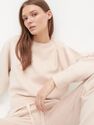 Reserved - Sweater with puffy sleeves - Ivory Reserved - Sweater with puffy sleeves - Ivory