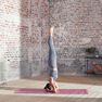 DOMYOS - XS Seamless 7/8 Dynamic Yoga Leggings - Mottled Coral - Dark Grey DOMYOS - XS Seamless 7/8 Dynamic Yoga Leggings - Mottled Coral - Dark Grey