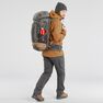 FORCLAZ - Travel 500 Men's Trekking 50 Litre Lockable Backpack - Grey, 50L FORCLAZ - Travel 500 Men's Trekking 50 Litre Lockable Backpack - Grey, 50L