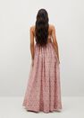 Mango - natural white Maxi dress with back slit, Women Mango - natural white Maxi dress with back slit, Women