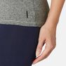 NYAMBA - XS Women's Slim T-Shirt 500 - Navy Blue NYAMBA - XS Women's Slim T-Shirt 500 - Navy Blue