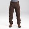 QUECHUA - Travel100 warm men's trekking pants - brown QUECHUA - Travel100 warm men's trekking pants - brown