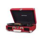 CROSLEY - Crosley Cruiser Red Deluxe Portable Turntable CROSLEY - Crosley Cruiser Red Deluxe Portable Turntable