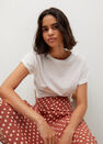 Mango - Brown Printed Midi Skirt, Women Mango - Brown Printed Midi Skirt, Women