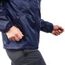 QUECHUA - Large Men's country walking rain coat - NH100 Raincut Full Zip, Dark Petrol Blue QUECHUA - Large Men's country walking rain coat - NH100 Raincut Full Zip, Dark Petrol Blue