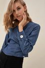 Salsa Jeans - Blue Regular fit crossed shirt Salsa Jeans - Blue Regular fit crossed shirt