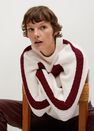 Mango - light beige Contrasting knit sweater Mango - light beige Contrasting knit sweater