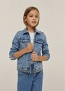 Mango - open blue Pockets denim jacket, Kids Girl Mango - open blue Pockets denim jacket, Kids Girl
