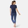 NYAMBA - W35 L31 Women's Slim-Fit Pilates & Gentle Gym Sport Leggings 520 Print, Blue NYAMBA - W35 L31 Women's Slim-Fit Pilates & Gentle Gym Sport Leggings 520 Print, Blue