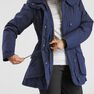 QUECHUA - M Women's Hiking Warm Waterproof Parka Sh500 U-Warm - Asphalt Blue QUECHUA - M Women's Hiking Warm Waterproof Parka Sh500 U-Warm - Asphalt Blue