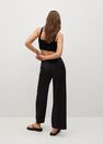 Mango - black 100% linen trousers Mango - black 100% linen trousers