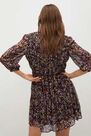 Mango - black Printed pleated dress Mango - black Printed pleated dress