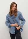 Mango - open grey Crop flared jeans Mango - open grey Crop flared jeans