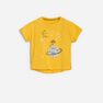 Reserved - Yellow Cotton T-Shirt With A Print, Kids Boy Reserved - Yellow Cotton T-Shirt With A Print, Kids Boy