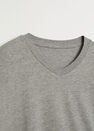 Mango - Grey Sustainable Cotton T-Shirt Mango - Grey Sustainable Cotton T-Shirt