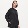 Reserved - Ladies’ Satin Sheen Shirt - Black Reserved - Ladies’ Satin Sheen Shirt - Black