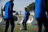 KIPSTA - Medium T500 Adult 1/2 Zip Football Training Sweatshirt - Carbon, Navy Blue KIPSTA - Medium T500 Adult 1/2 Zip Football Training Sweatshirt - Carbon, Navy Blue