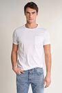 Salsa Jeans - White T-shirt with plant dye and pocket Salsa Jeans - White T-shirt with plant dye and pocket