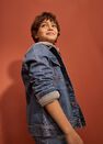 Mango - open blue Denim cotton jacket Mango - open blue Denim cotton jacket