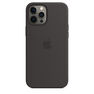 APPLE - Apple Silicone Case Black with MagSafe for iPhone 12 Pro Max APPLE - Apple Silicone Case Black with MagSafe for iPhone 12 Pro Max