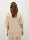 Mango - light beige Oversized knitted polo shirt Mango - light beige Oversized knitted polo shirt
