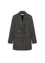 Mango - grey Textured wrap coat Mango - grey Textured wrap coat