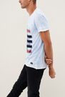 Salsa Jeans - Grey Graphic Crew Neck T-Shirt Salsa Jeans - Grey Graphic Crew Neck T-Shirt