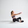 DOMYOS - W26 L30 100 Women's Fitness Cardio Training 7/8 Leggings - Black, Black DOMYOS - W26 L30 100 Women's Fitness Cardio Training 7/8 Leggings - Black, Black