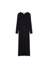 Mango - black Ribbed long cardigan Mango - black Ribbed long cardigan