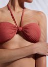 Calzedonia - PINK BEIGE 3D Padded Bandeau Bikini Top Valencia Calzedonia - PINK BEIGE 3D Padded Bandeau Bikini Top Valencia
