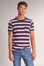 Salsa Jeans - Blue Striped t-shirt with pocket Salsa Jeans - Blue Striped t-shirt with pocket
