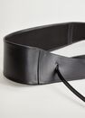 Mango - black Interwoven sash belt Mango - black Interwoven sash belt