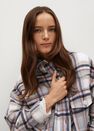 Mango - light beige Oversized check overshirt Mango - light beige Oversized check overshirt