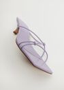 Mango - Lt-pastel purple Knots heel sandals Mango - Lt-pastel purple Knots heel sandals