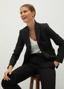 Mango - black Belt suit trousers Mango - black Belt suit trousers