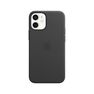 APPLE - Apple Leather Case Black with MagSafe for iPhone 12 Mini APPLE - Apple Leather Case Black with MagSafe for iPhone 12 Mini