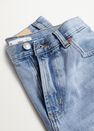 Mango - Open Blue High-Waist Denim Bermuda, Women Mango - Open Blue High-Waist Denim Bermuda, Women