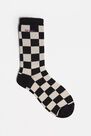 Urban Outfitters - Black Iets Frans'.. White & Black Checkerboard Socks Urban Outfitters - Black Iets Frans'.. White & Black Checkerboard Socks
