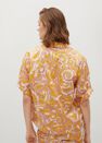 Mango - Yellow Printed Cotton Shirt, Women Mango - Yellow Printed Cotton Shirt, Women