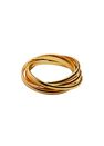Mango - Gold Crossover Ring Mango - Gold Crossover Ring