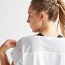 DOMYOS - M/L Women's Cardio Fitness T-Shirt 120 - /Printed, Dark Blue DOMYOS - M/L Women's Cardio Fitness T-Shirt 120 - /Printed, Dark Blue