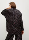 Mango - black Printed flowy shirt Mango - black Printed flowy shirt
