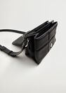Mango - Black Quilted Cross-Body Bag Mango - Black Quilted Cross-Body Bag