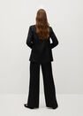 Mango - black Satin suit blazer Mango - black Satin suit blazer
