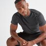 DOMYOS - Small FTS 900 Fitness Cardio Training Seamless T-Shirt, Carbon Grey DOMYOS - Small FTS 900 Fitness Cardio Training Seamless T-Shirt, Carbon Grey